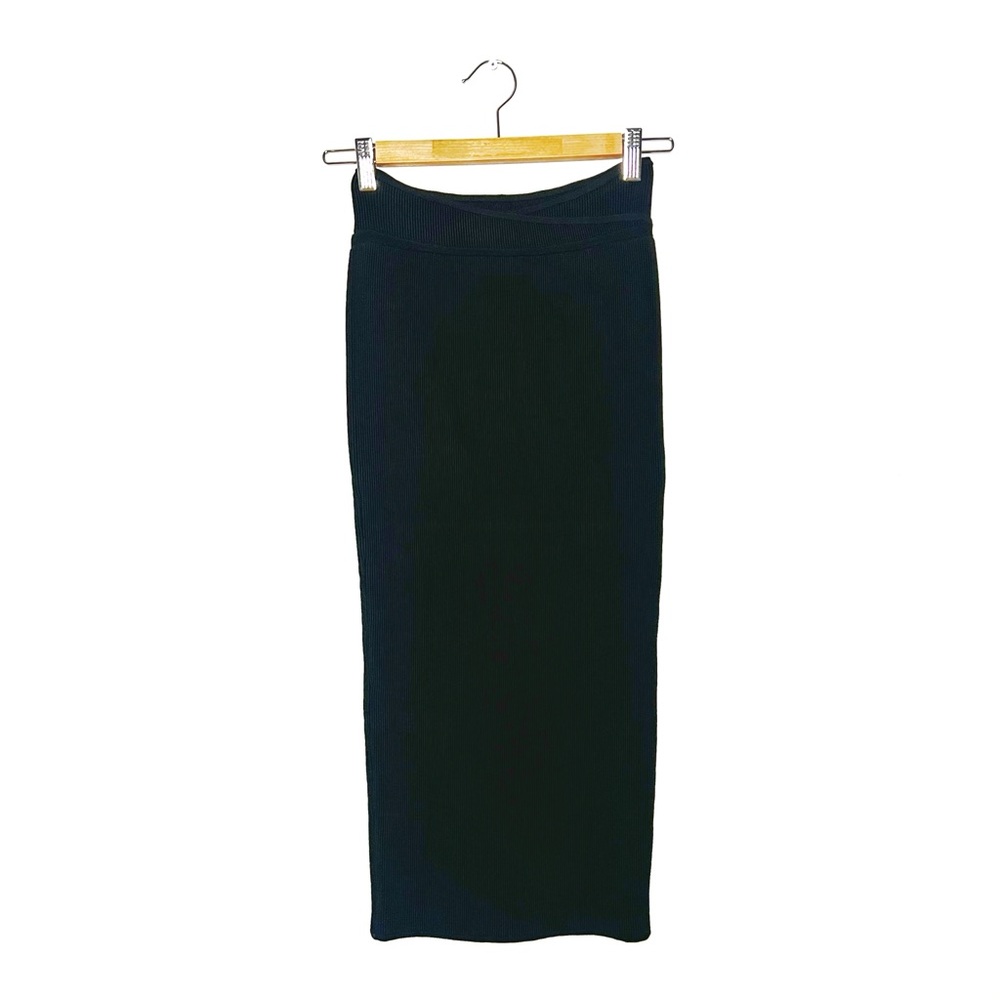 Ronny Kobo | Black Knit Pencil Skirt